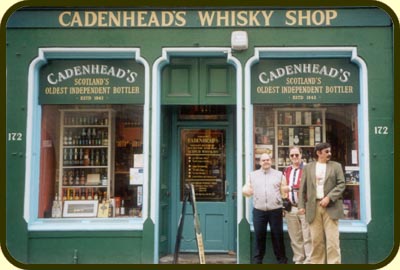 Shopping at Cadenhead's