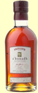 Aberlour Abunadh whisky bottle