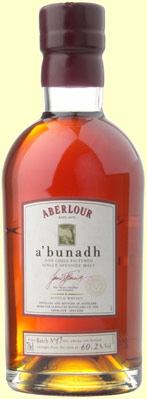 Aberlour A'bunadh cask strength Scotch whisky