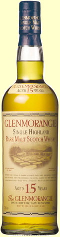 Glenmorangie 15 years old Scotch malt whisky