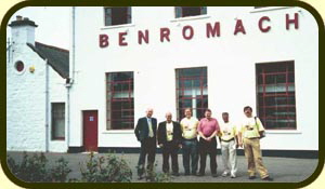 Benromach distillery - and some malt maniacs