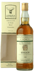 Lossie whisky: Benriach