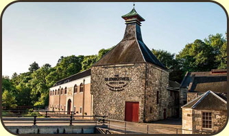 Glenrothes malt whisky distillery in Scotland